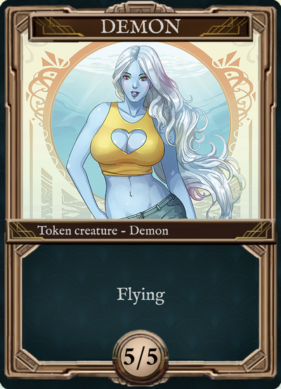 Blue Pinup - (Deco)