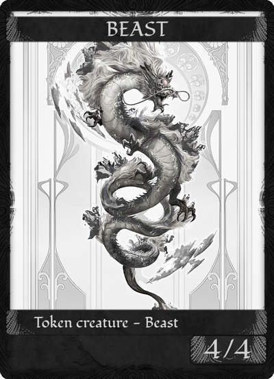 Chinese Dragon - (Graffite)