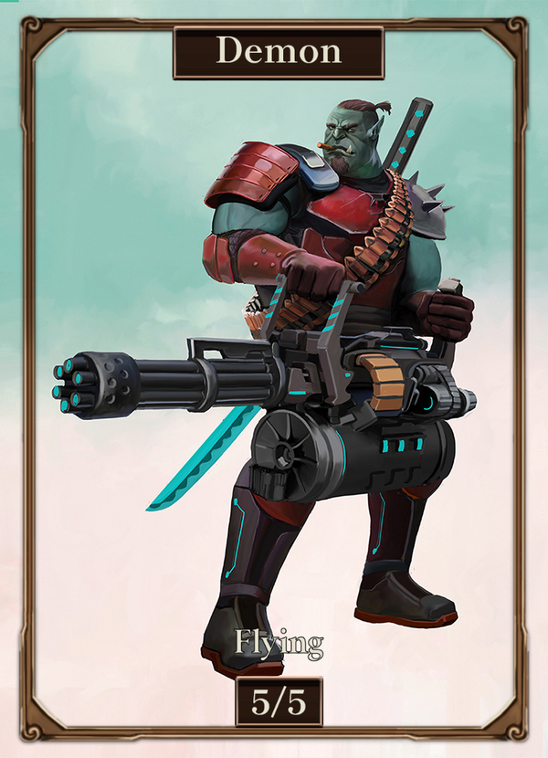 Machinegun Orc - (Fantasy)