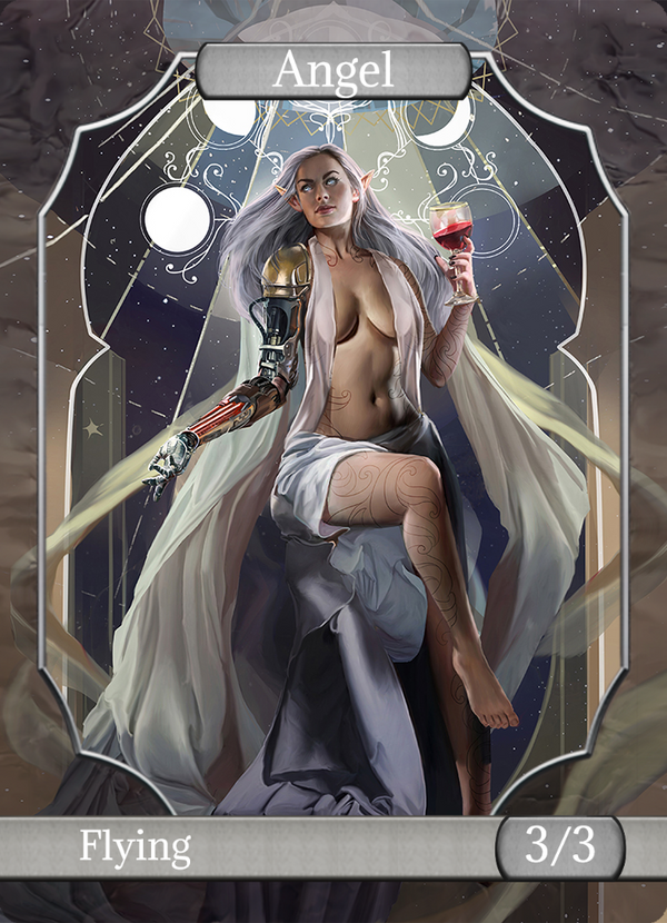 Moon Goddess - (Stone transp)