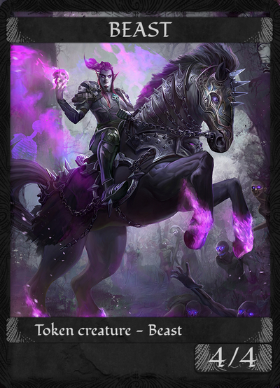 Rider of the Night - (Graffite)
