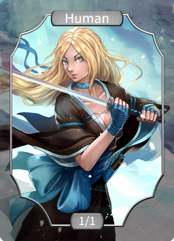 Samurai Girl - (Stone transp)
