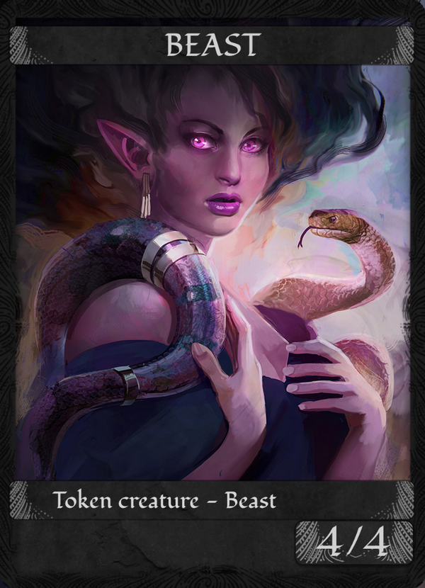 Serpent Demon - (Graffite)