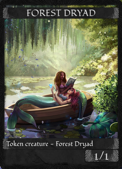Two Mermaids - (Graffite)
