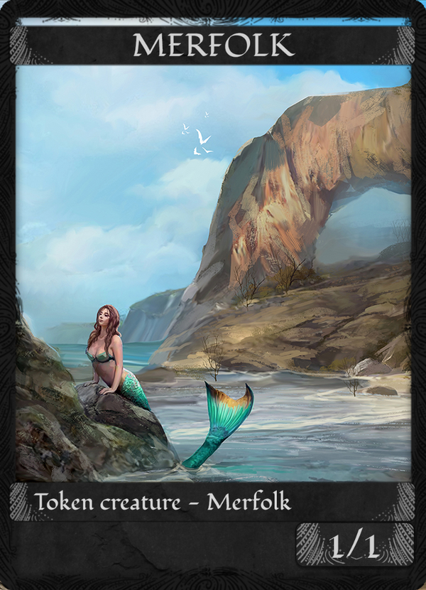 Beach Mermaid - (Graffite)