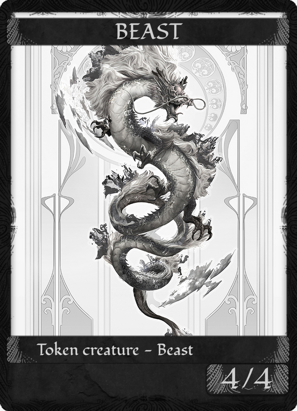 Chinese Dragon - (Graffite)