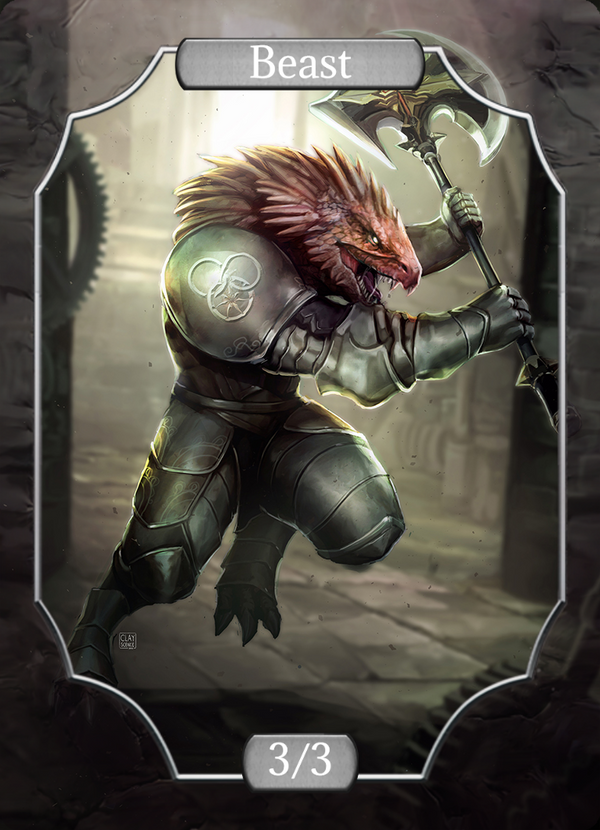 Dungeon Lizard - (Stone transp)