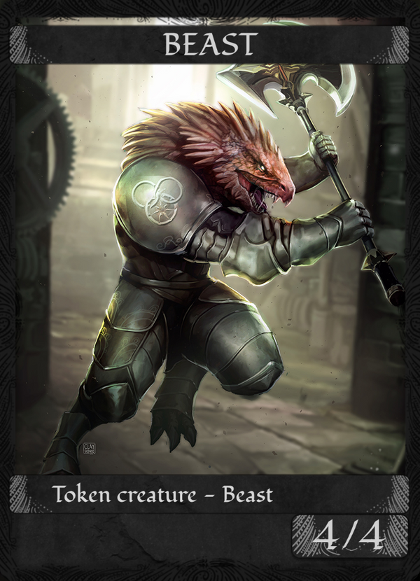 Dungeon Lizard - (Graffite)
