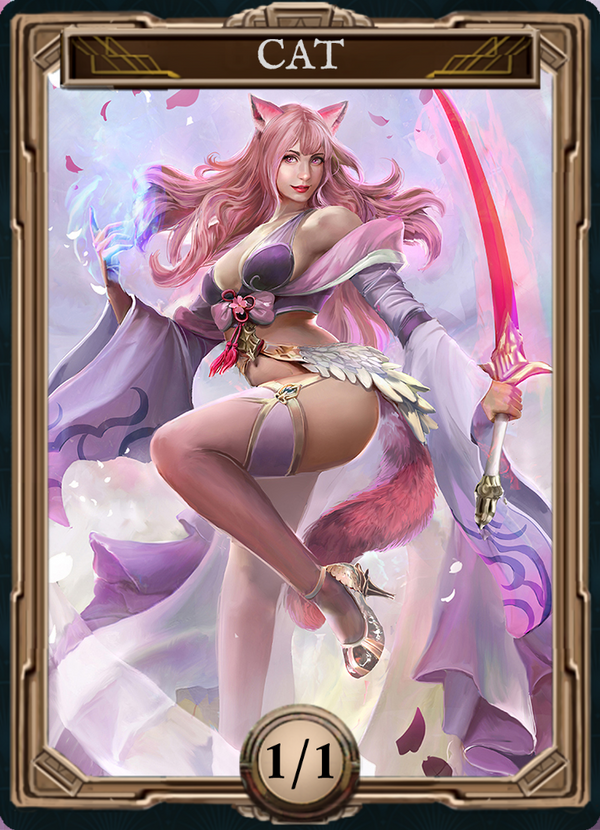 Feline Blade Dancer - (Deco)