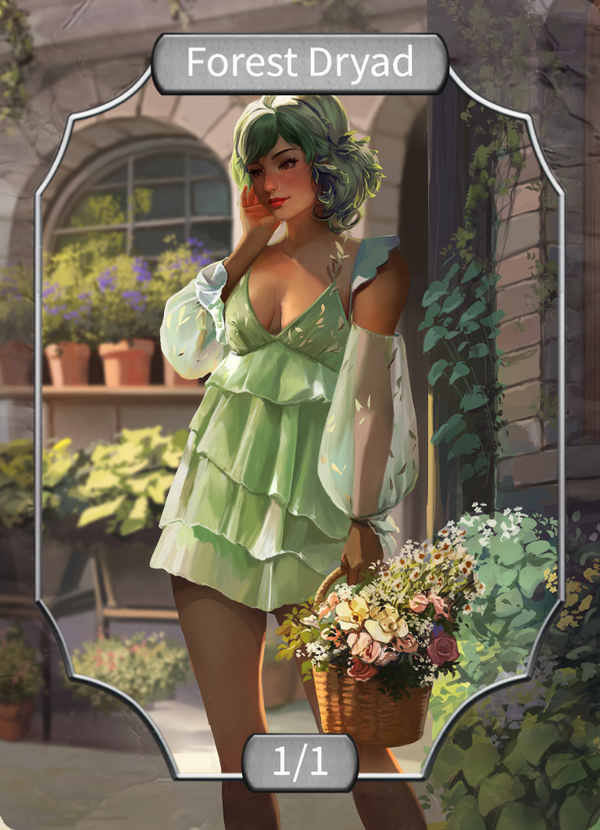 Green Dress - (Stone transp)
