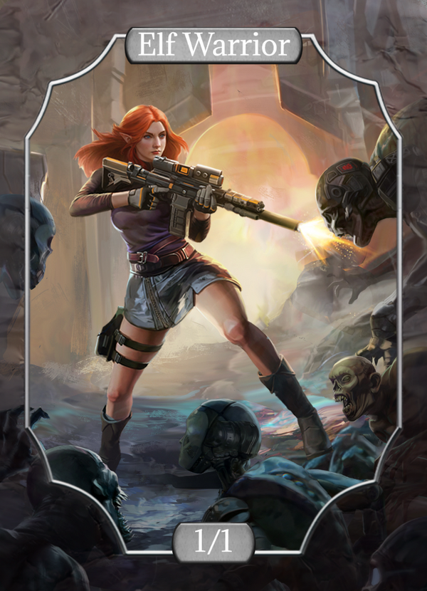 Sci Fi Battle Shooter - (Stone transp)