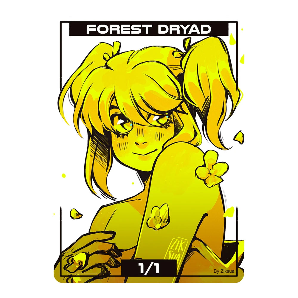 Golden Blossom Spirit — Premade — Forest Dryad 1/1