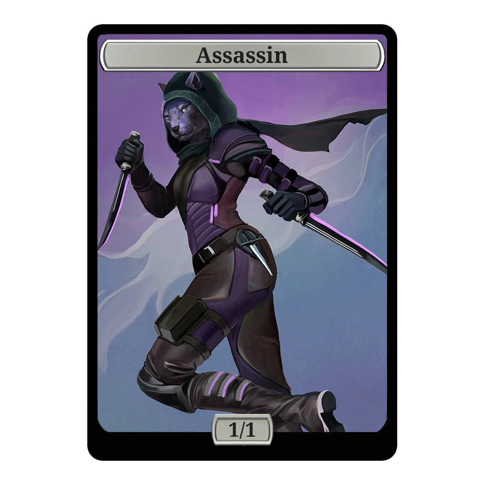 Ninja Cat — Replica — Title + P/T — Assassin 1/1
