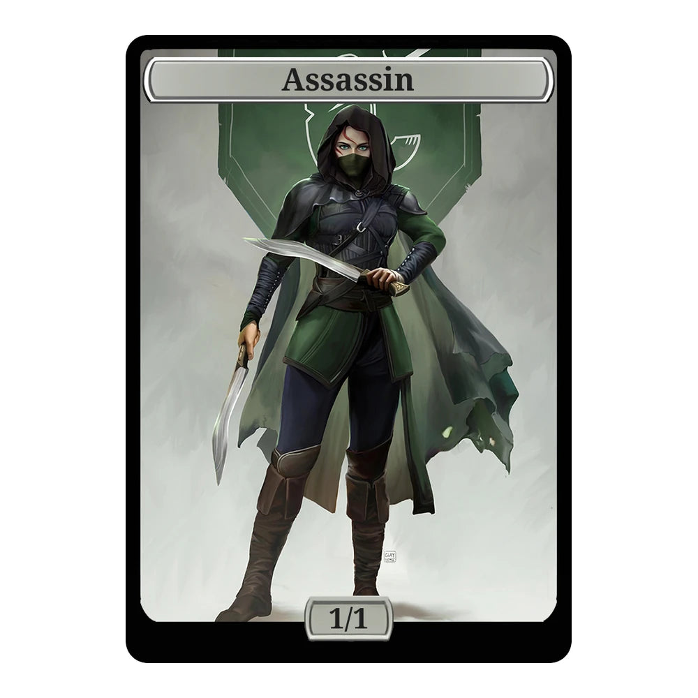 The green assassin — Replica — Title + P/T — Assassin 1/1