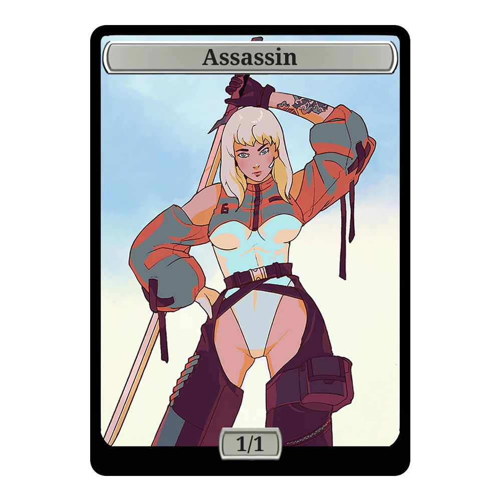 Cyber Ninja — Replica — Title + P/T — Assassin 1/1