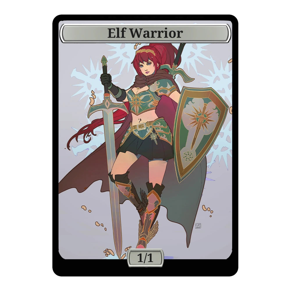 Heraldic Warrior — Replica — Title + P/T — Elf Warrior 1/1