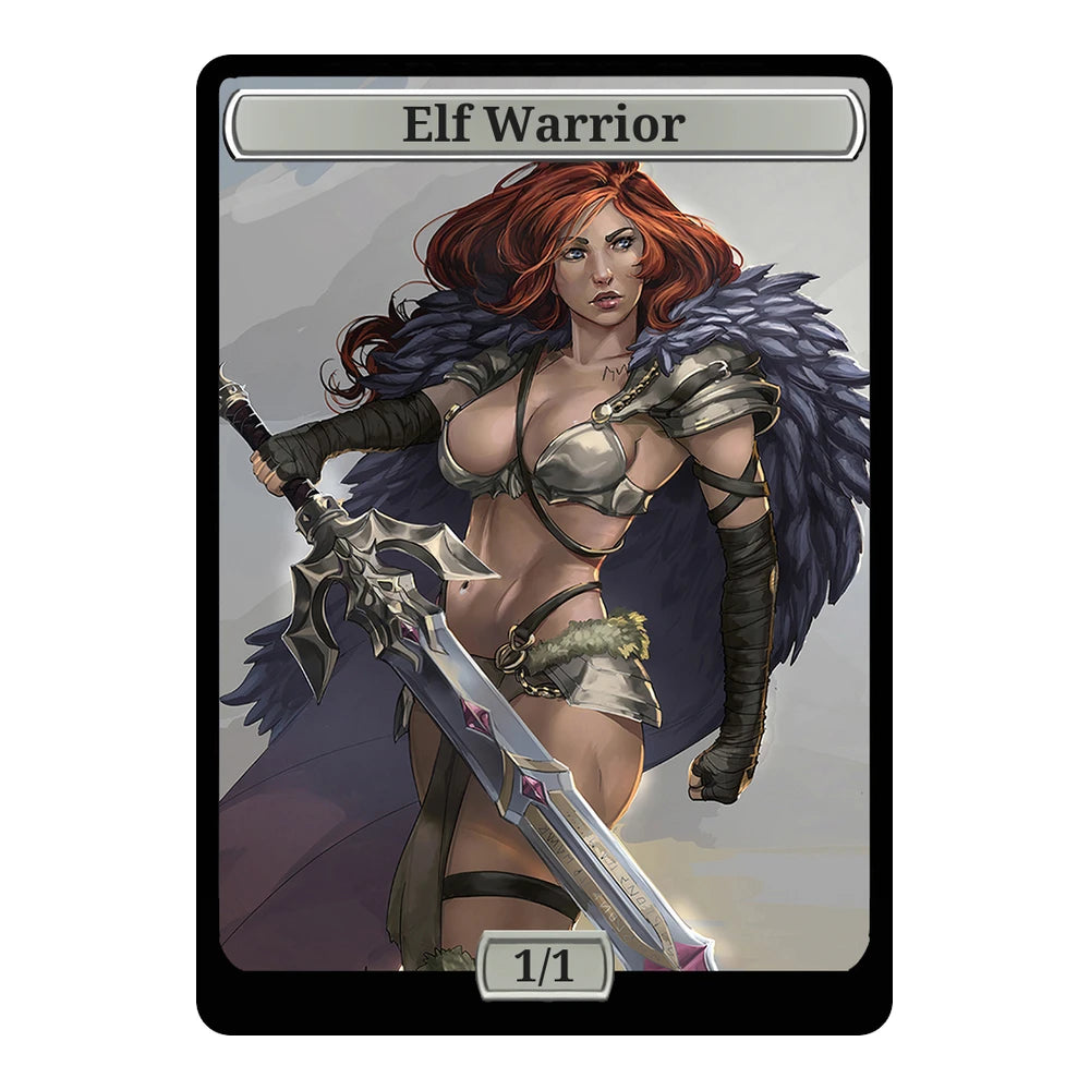 Barbarian — Replica — Title + P/T — Elf Warrior 1/1