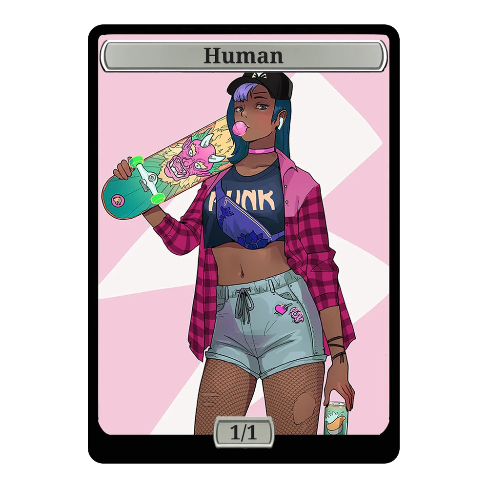 Skater Girl — Replica — Title + P/T — Human 1/1