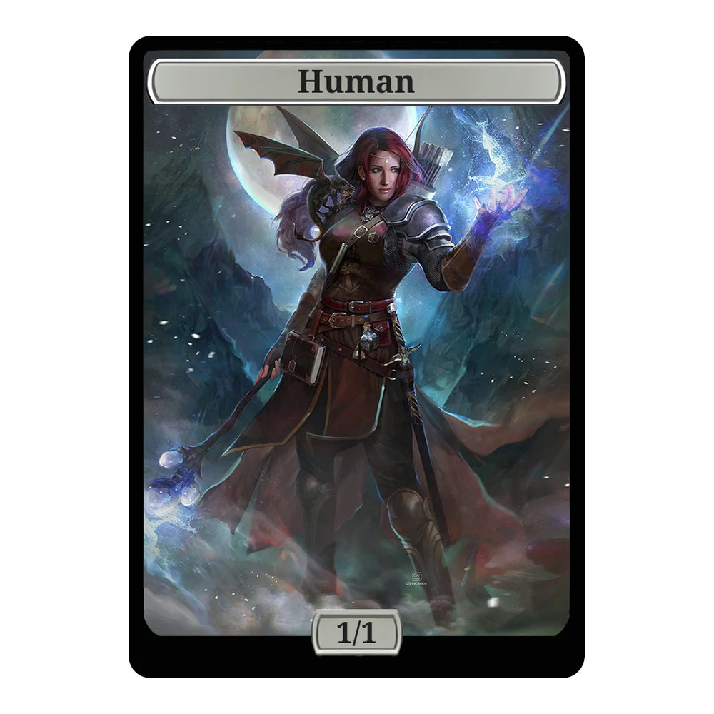 Awaken — Replica — Title + P/T — Human 1/1