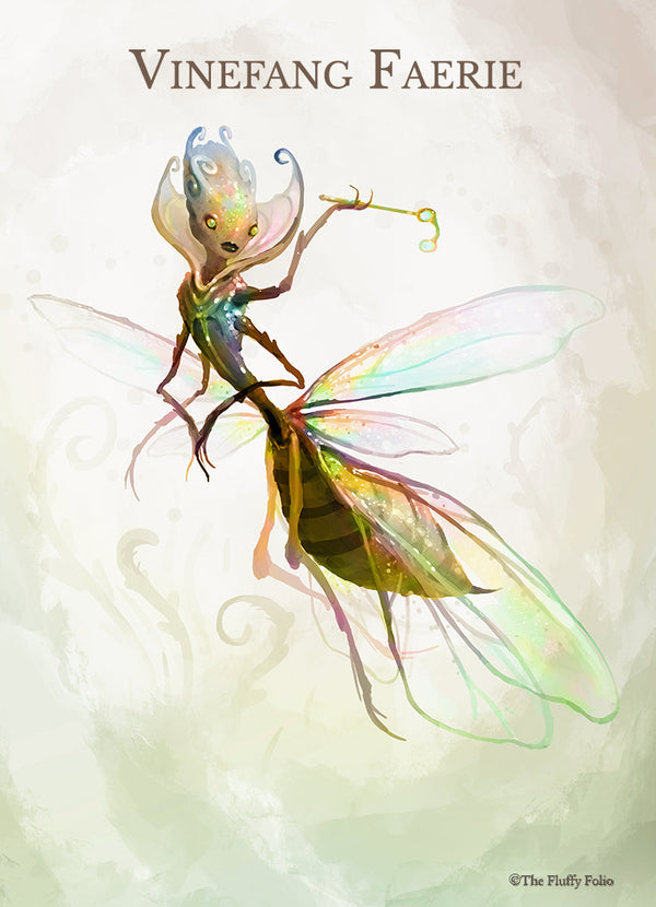 The Fluffy Folio Vinefang Faerie